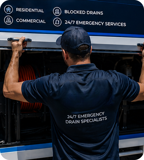 Licensed blocked drain plumber servicing a Beecroft home